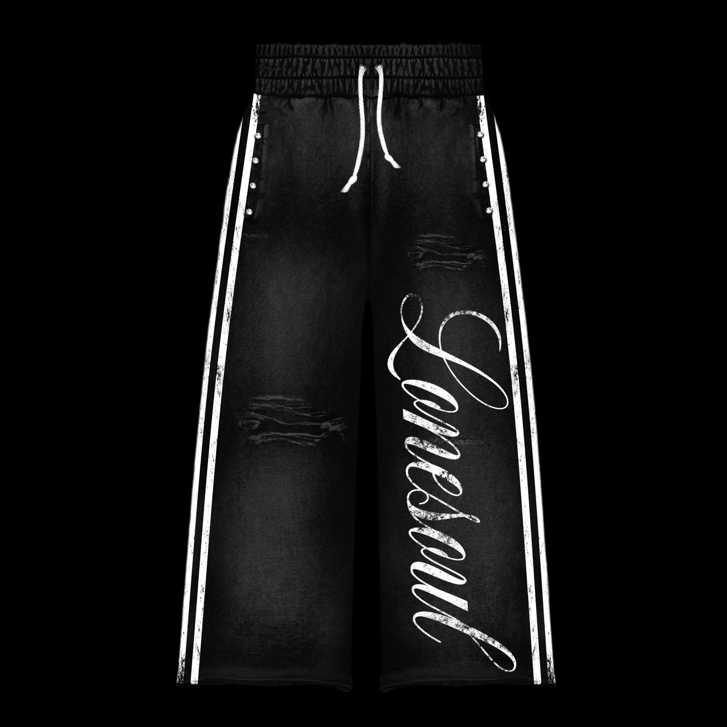 Black “rupture” sweatpants