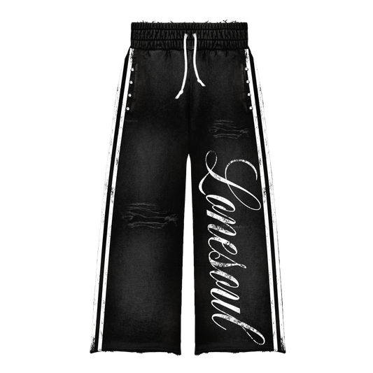 Black “rupture” sweatpants